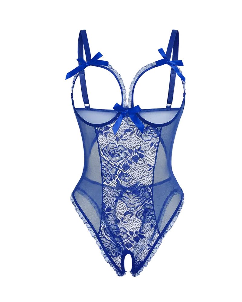 Sheer Crotchless Bodysuit