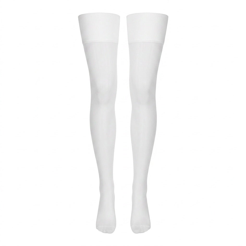 Sheer Wide-Band Hold-Up Stockings
