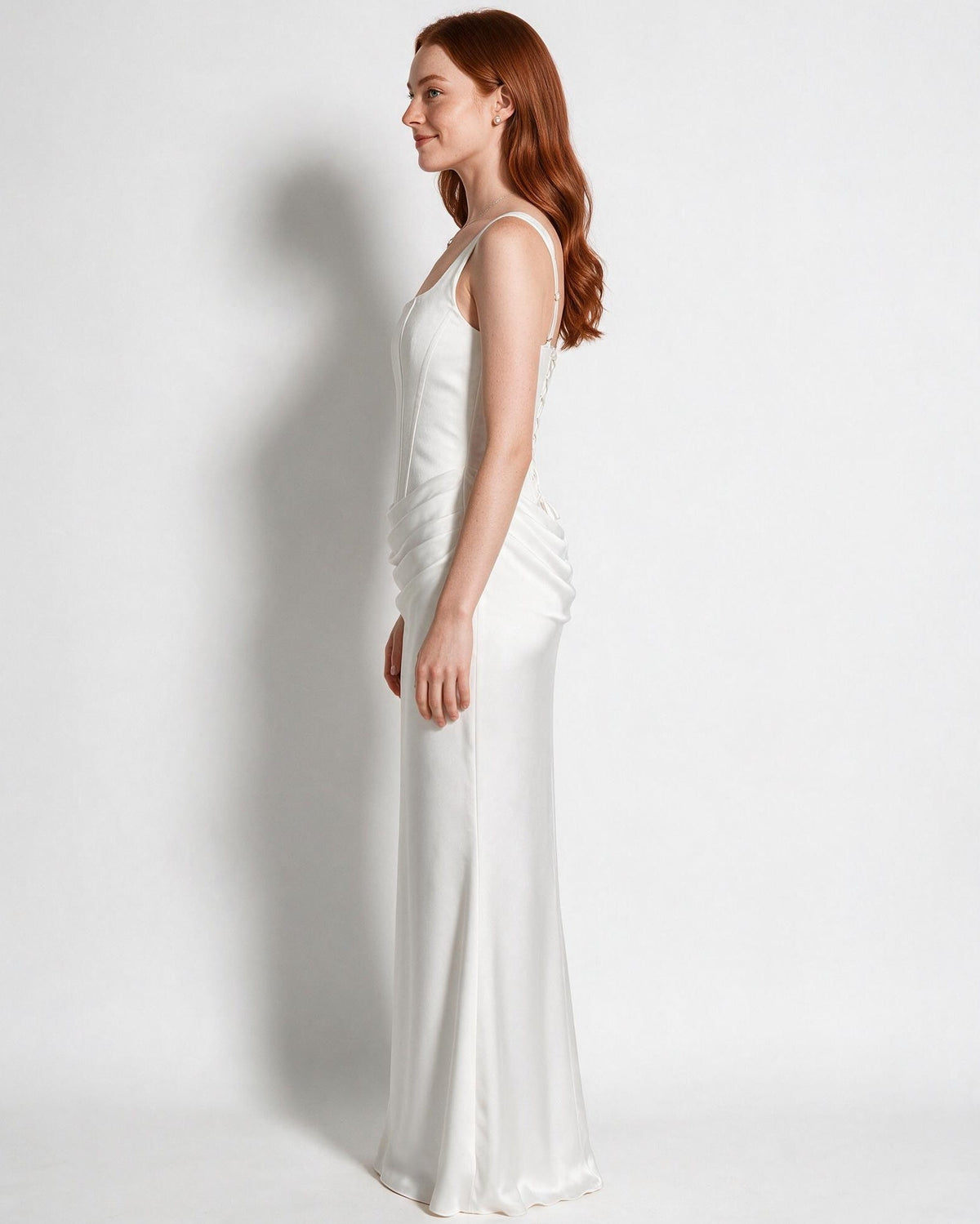 Corset Bodice Mermaid Maxi Dress