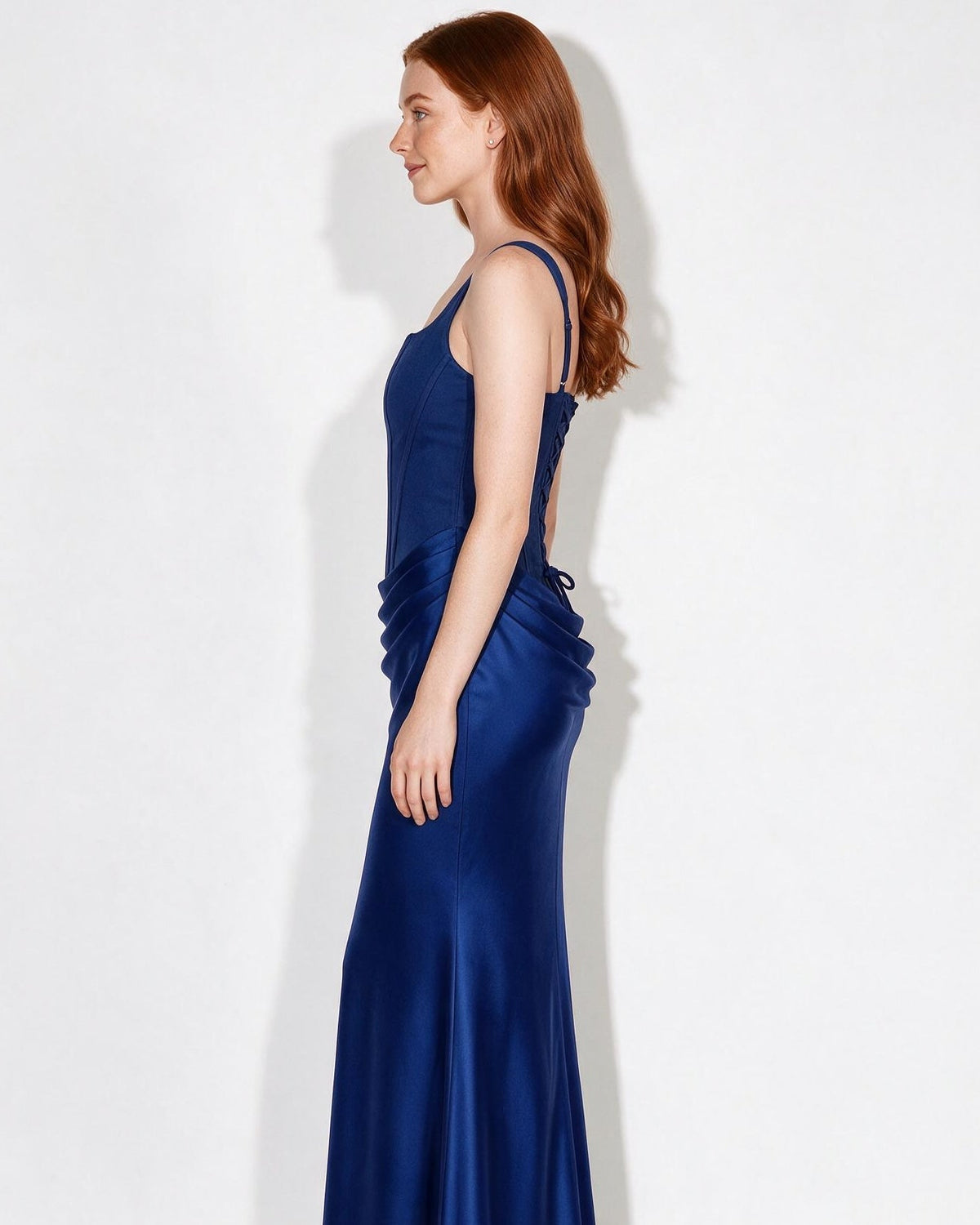 Corset Bodice Mermaid Maxi Dress