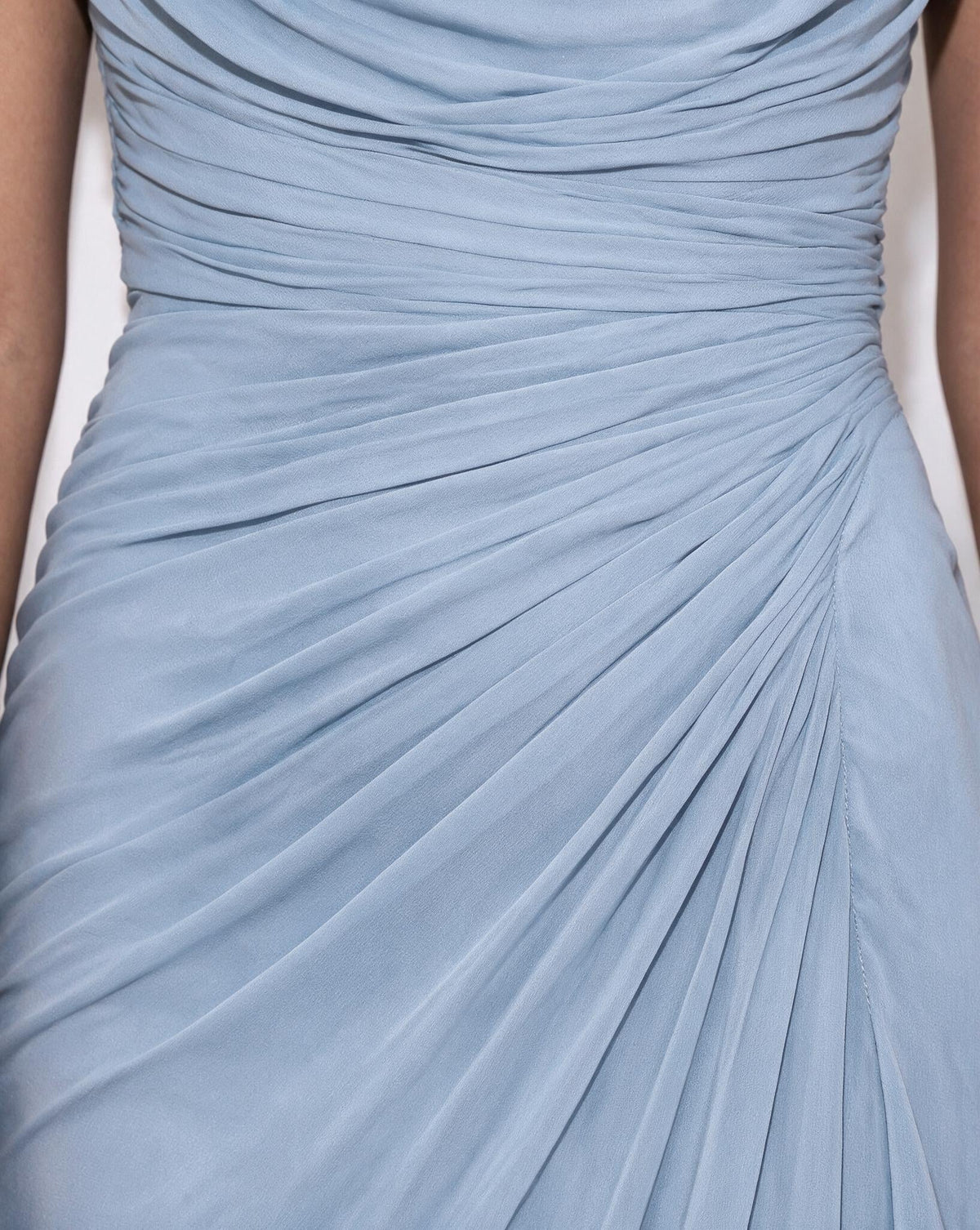 Cowl Neck Draped Maxi Dress