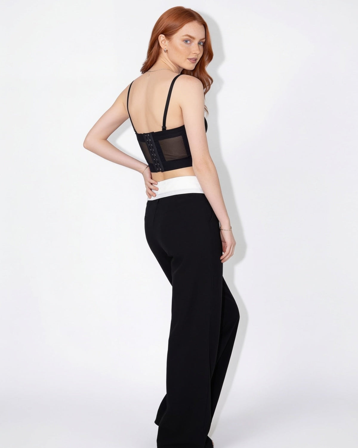 Seamed Underwire Crop Bustier