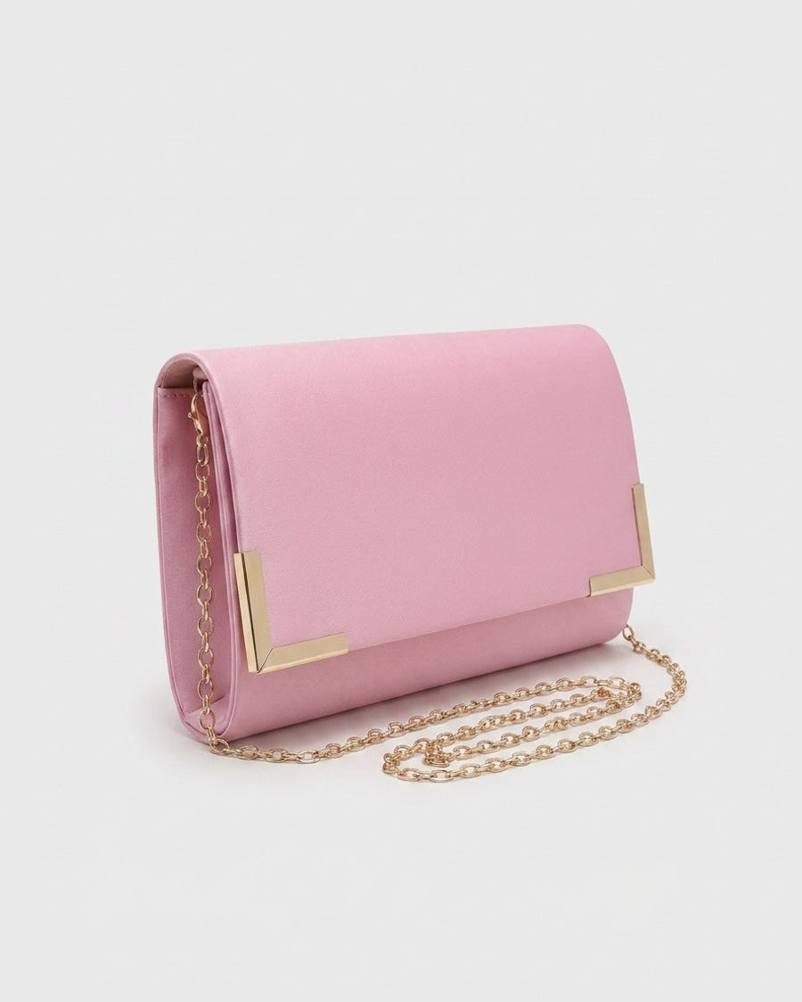 Chain Strap Envelope Clutch Bag