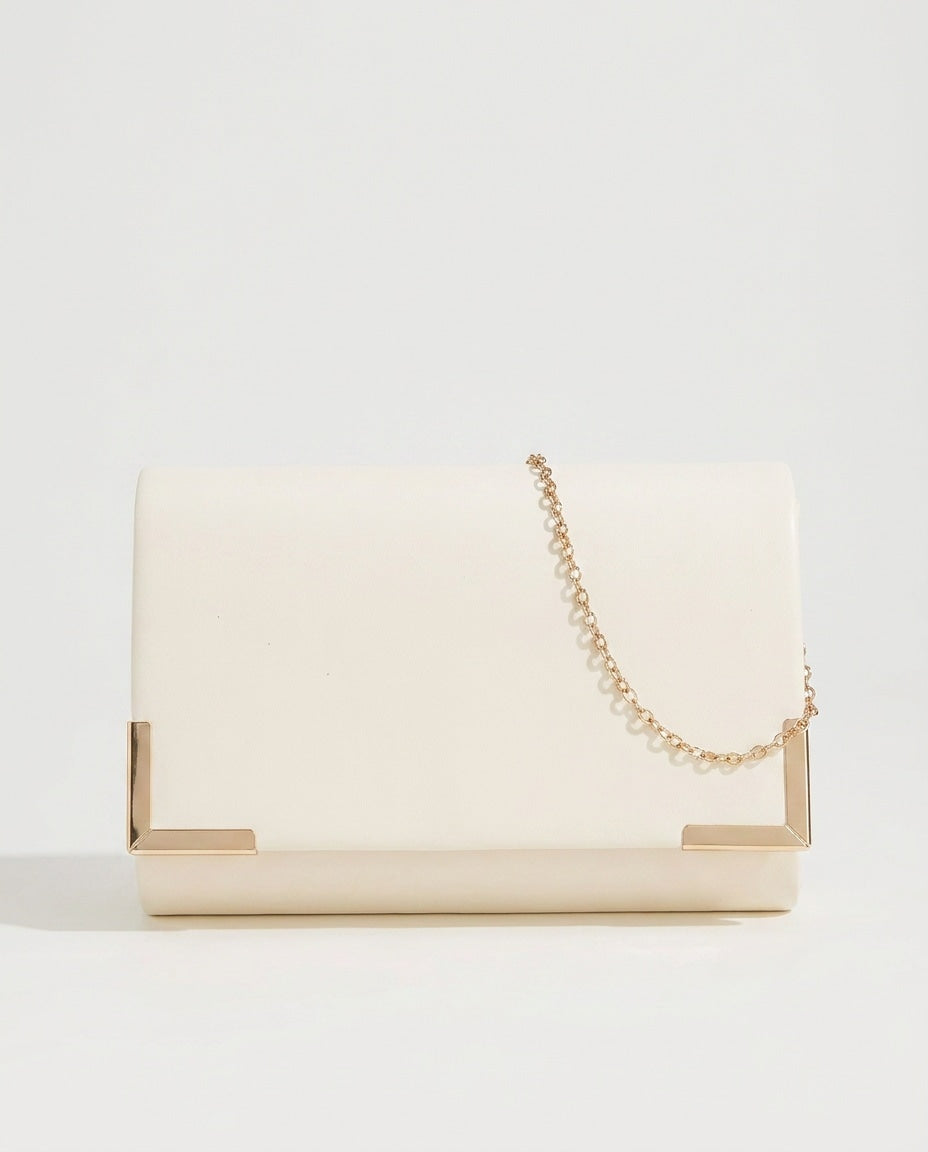 Chain Strap Envelope Clutch Bag