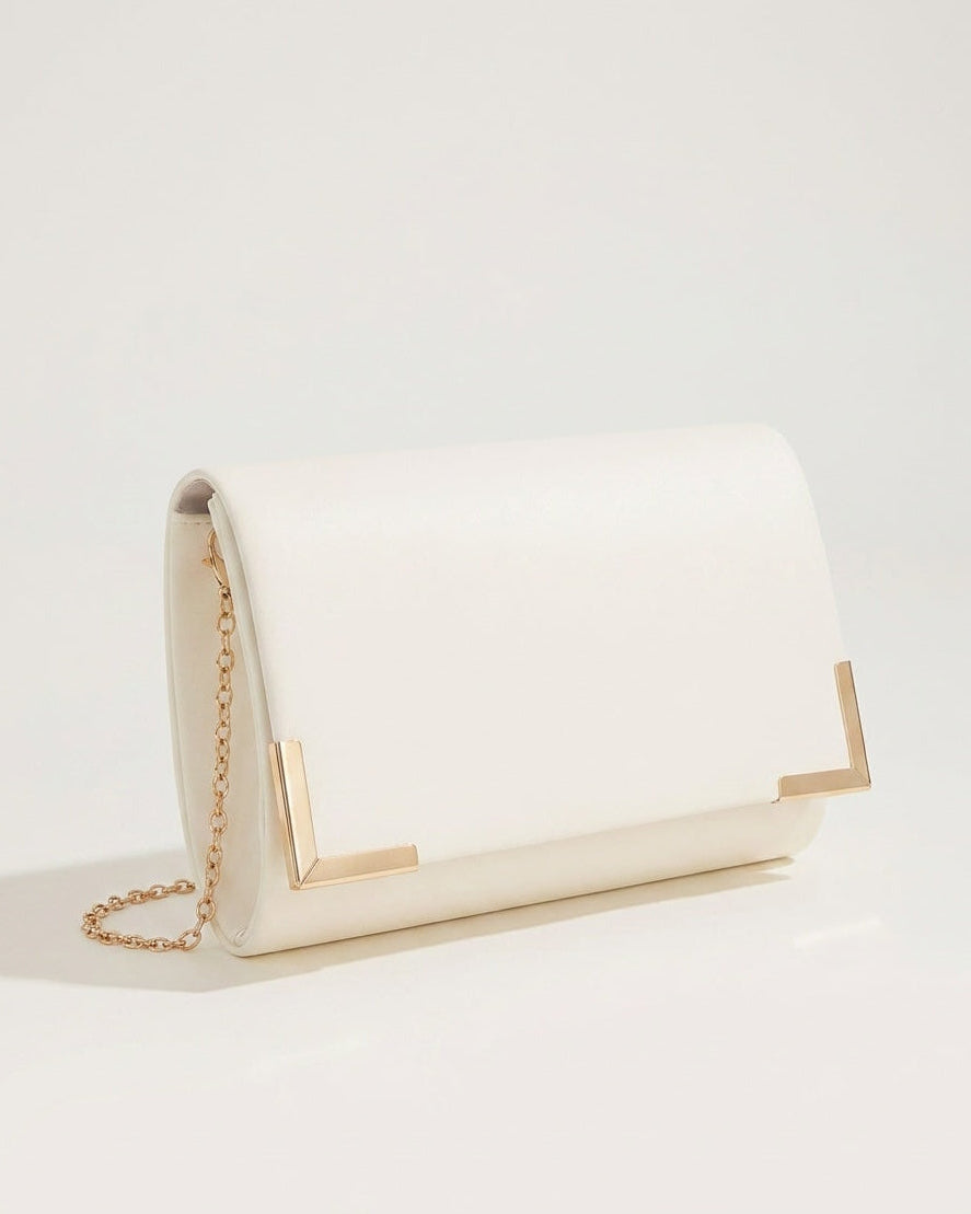 Chain Strap Envelope Clutch Bag