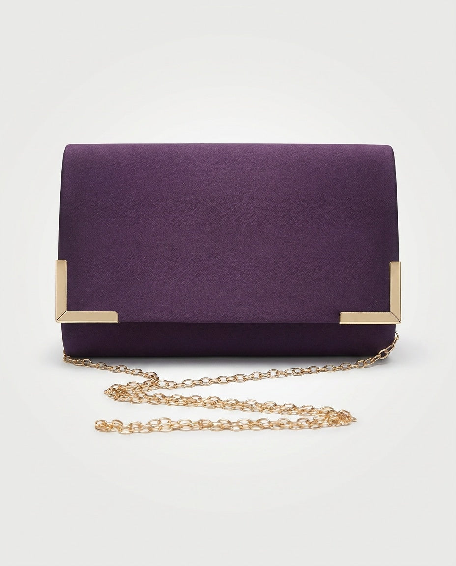Chain Strap Envelope Clutch Bag
