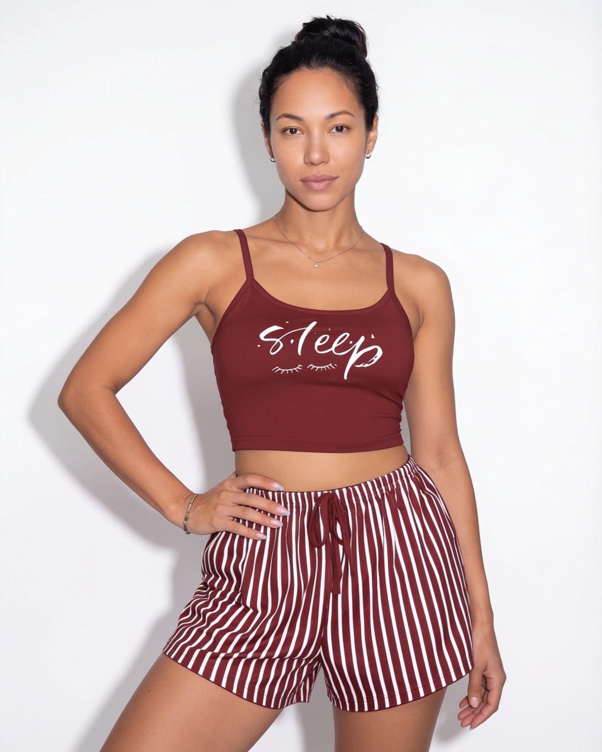 Graphic Print Cami Pyjama Set