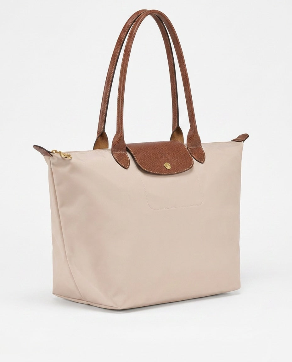 Structured Flap Pocket Tote Bag
