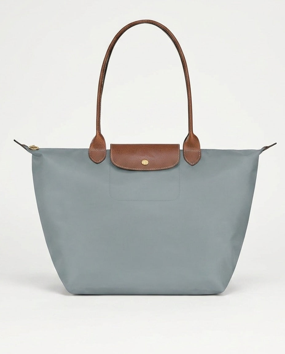Structured Flap Pocket Tote Bag