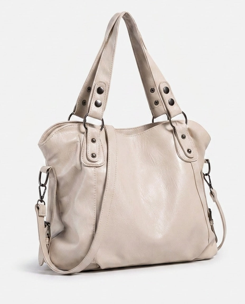 Slouchy Double Handle Crossbody Bag