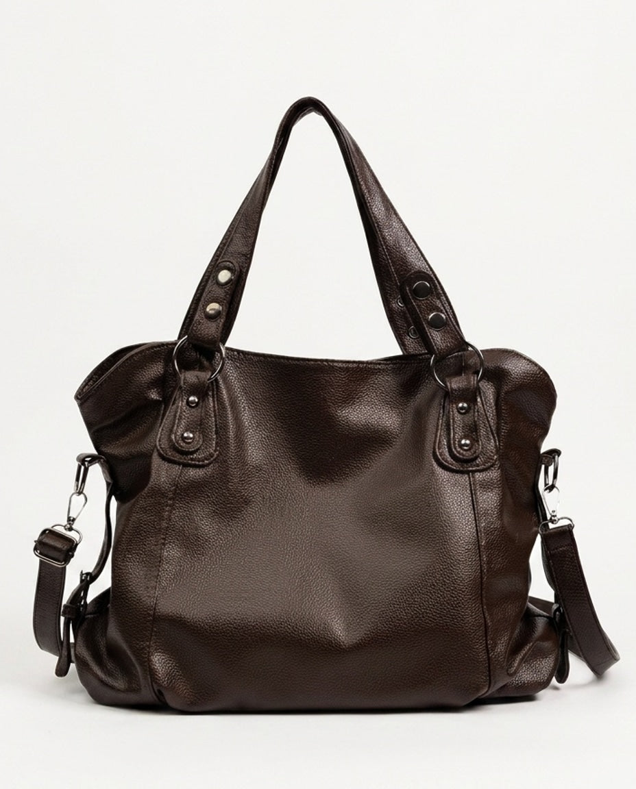 Slouchy Double Handle Crossbody Bag
