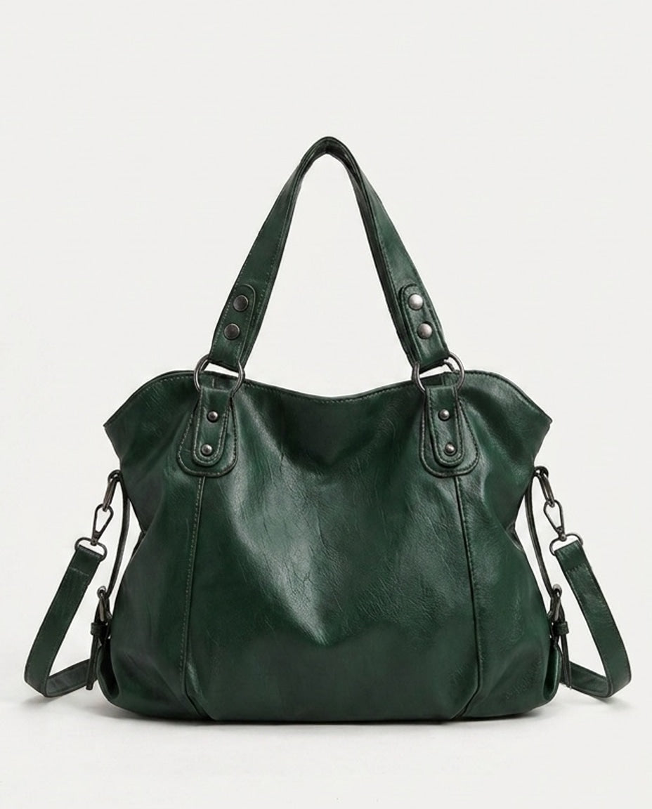 Slouchy Double Handle Crossbody Bag