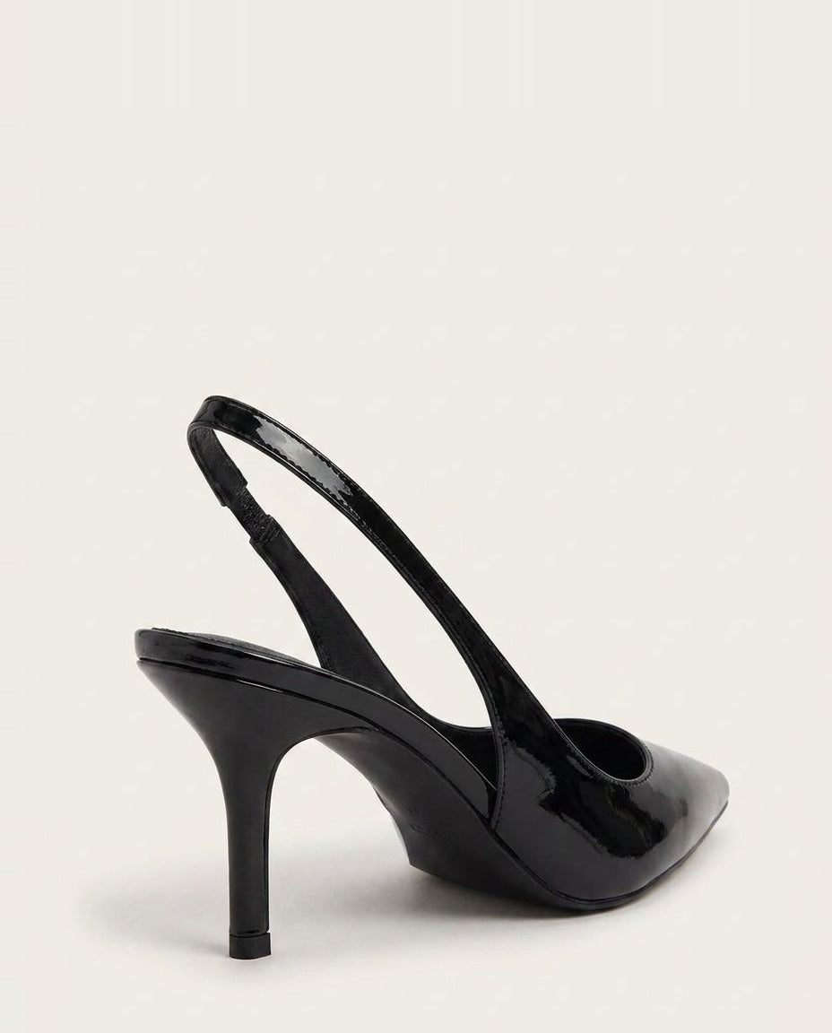 Pointed Toe Slingback Heels