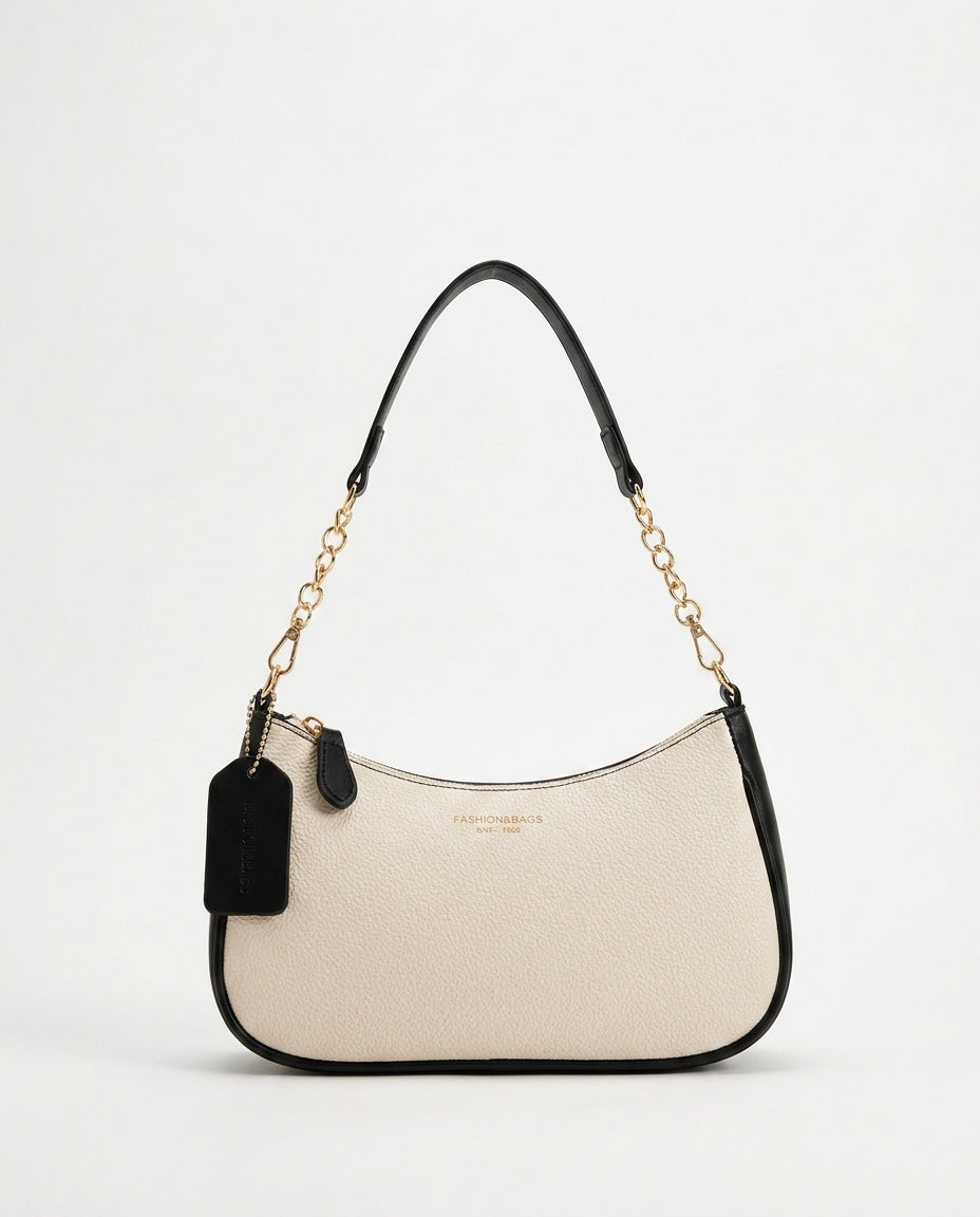 Small Chain Strap Crescent Crossbody Bag