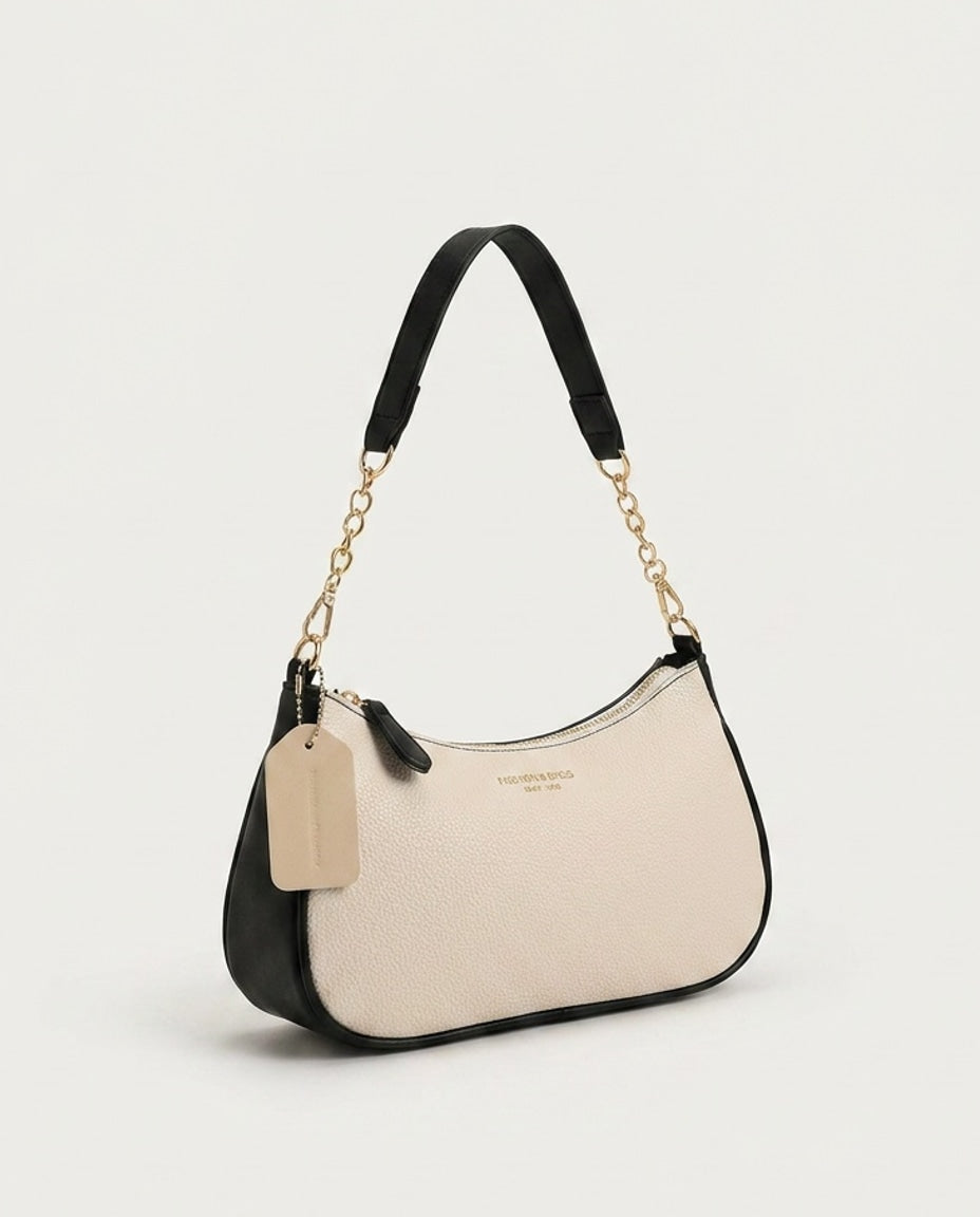Small Chain Strap Crescent Crossbody Bag