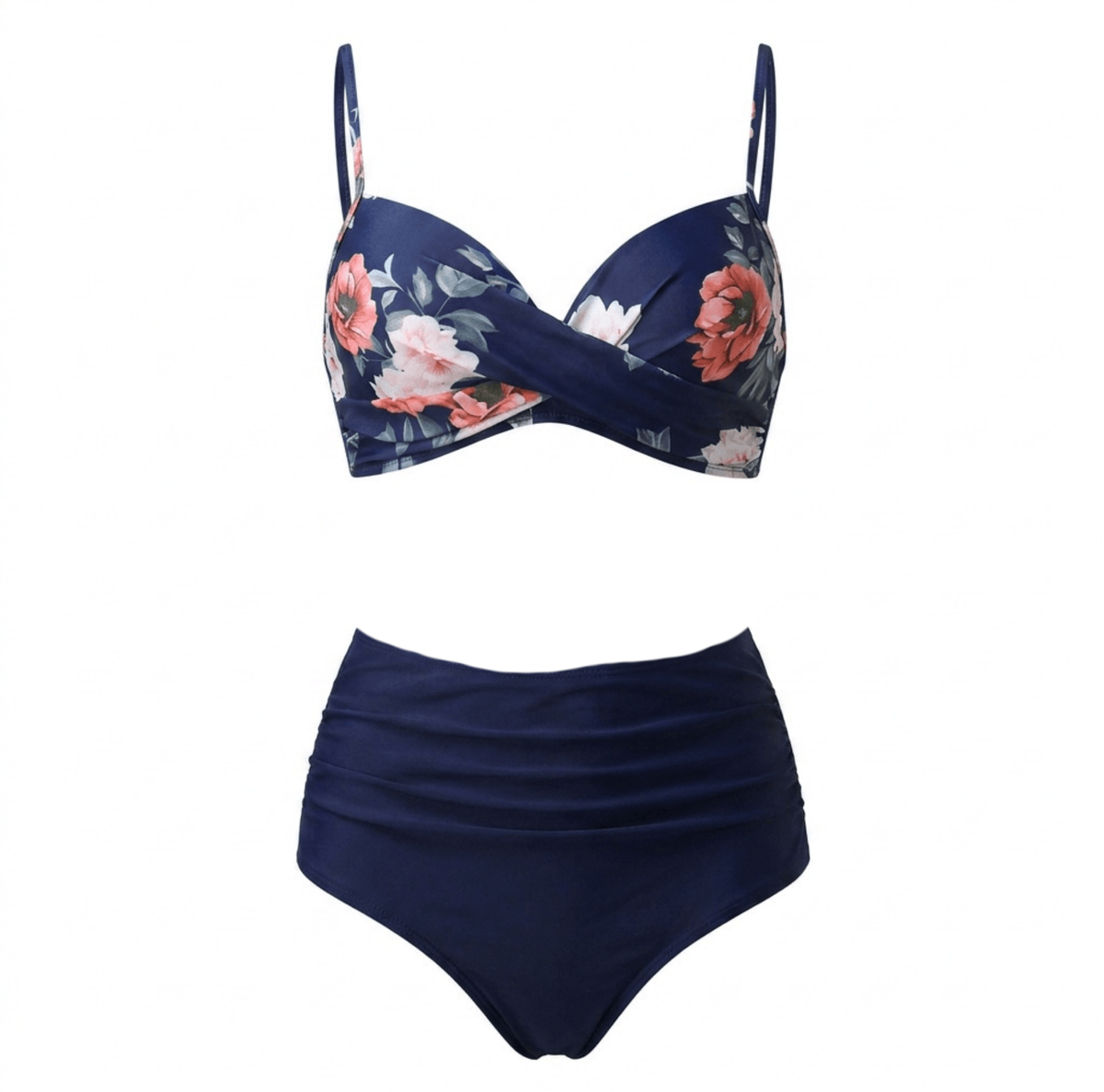 Adjustable Wrap Front Bikini Set