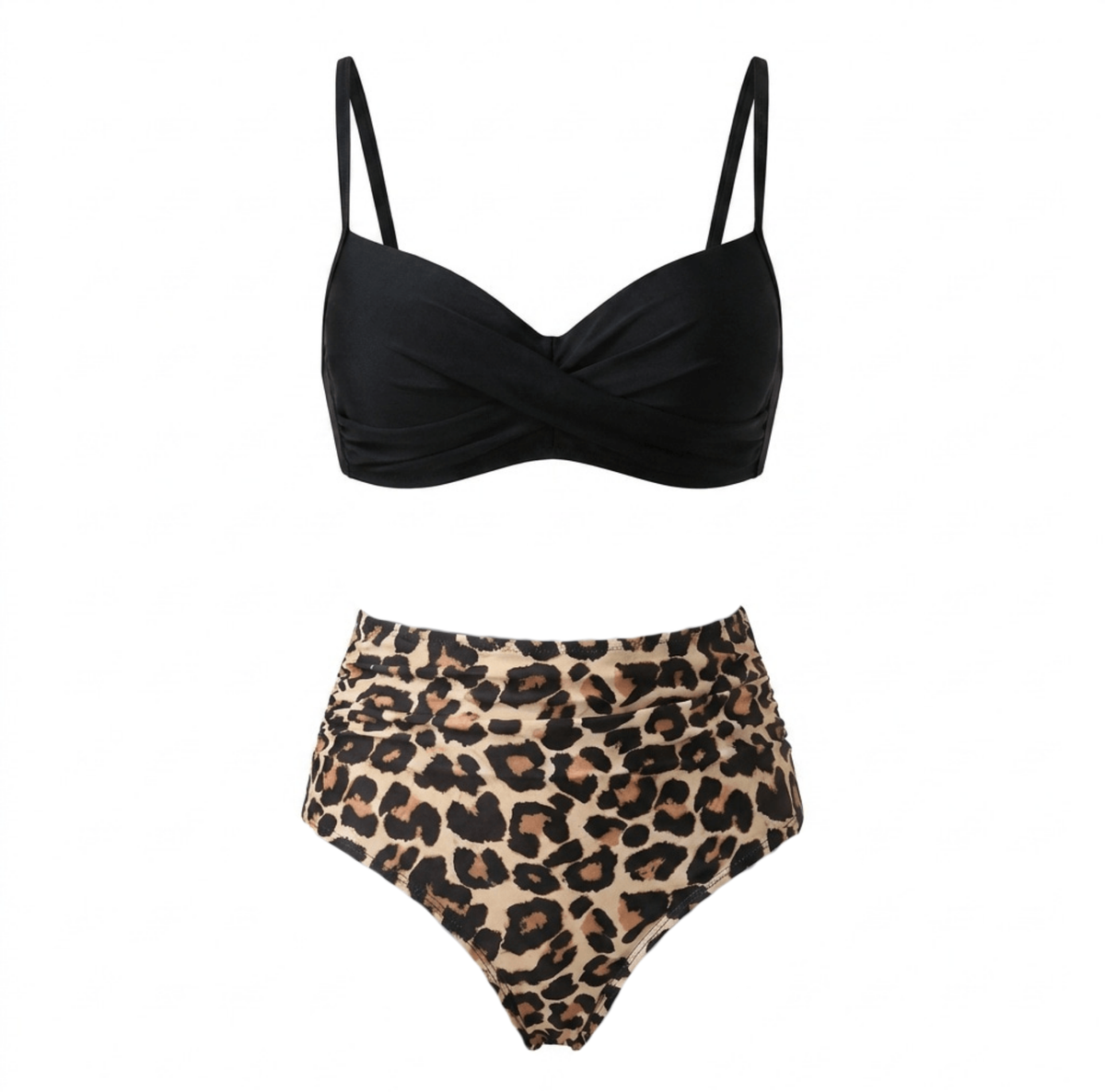 Adjustable Wrap Front Bikini Set