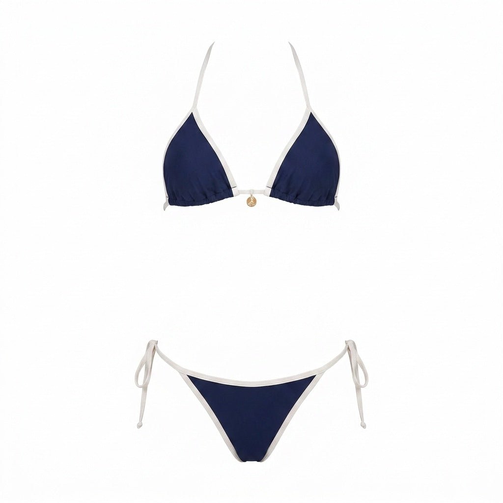 Contrast Binding Triangle Bikini