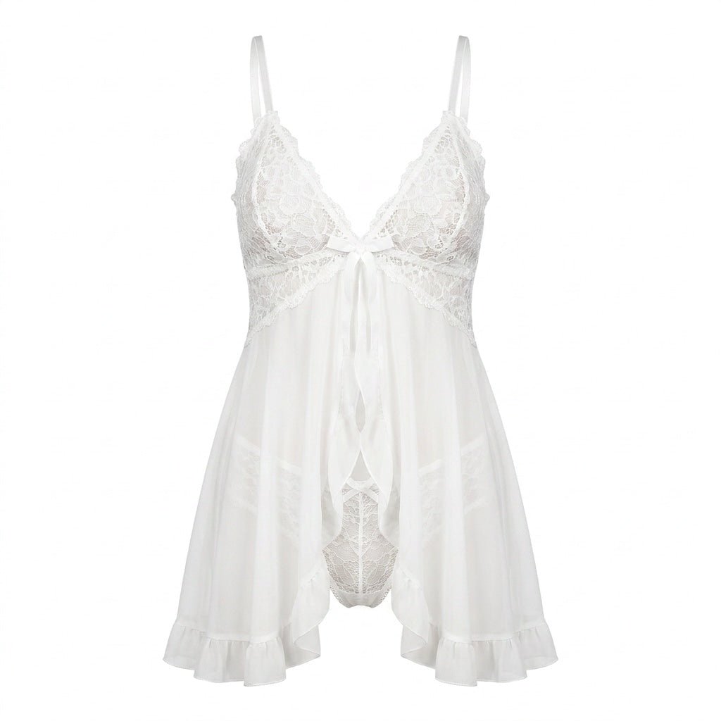 Lace Cup Mesh Babydoll