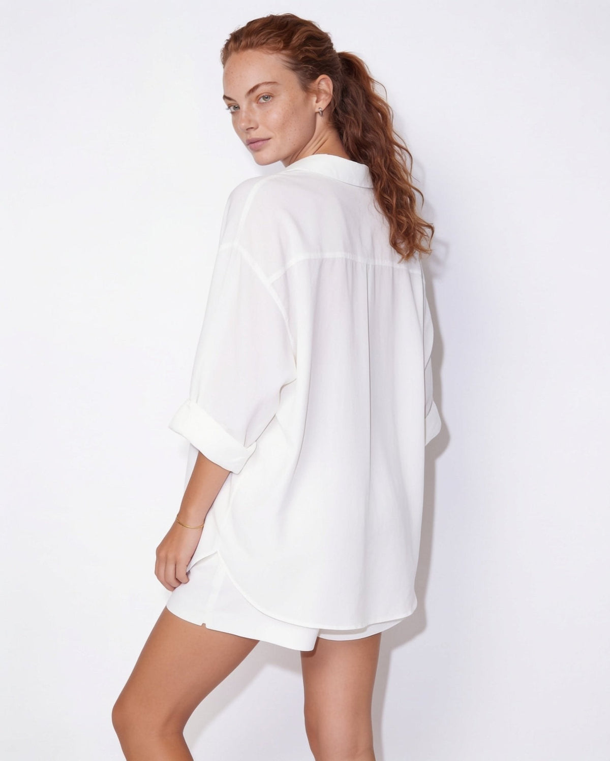 Oversized Linen Shirt Co-ord